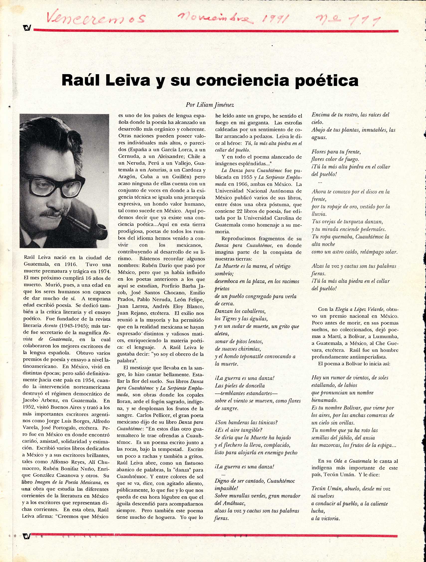 17 Raul Leiva y si conciencia poetica