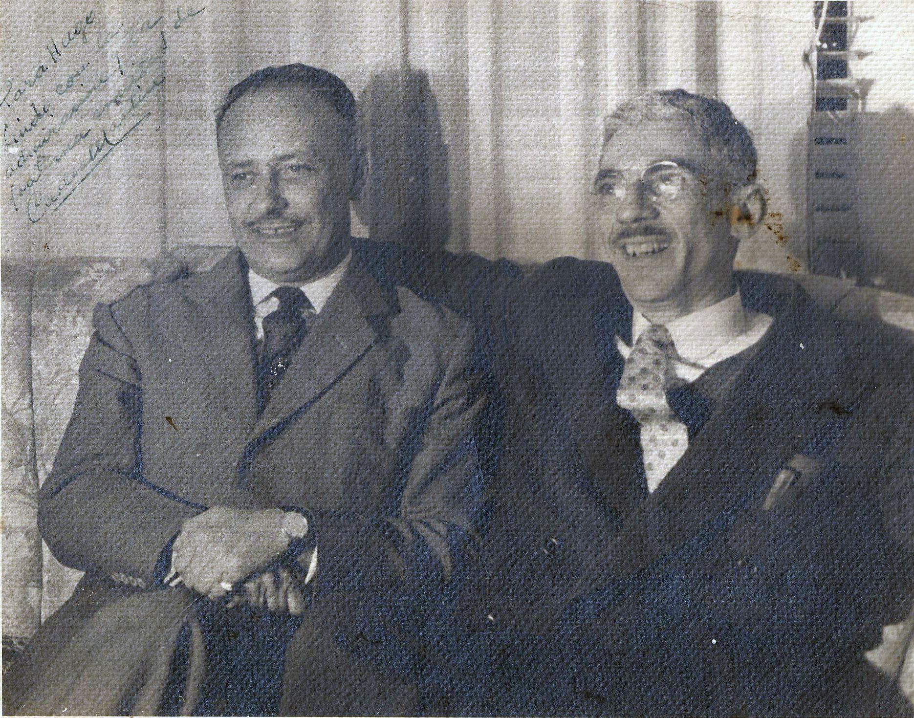 Papá y Carlos Martín escritor colombiano