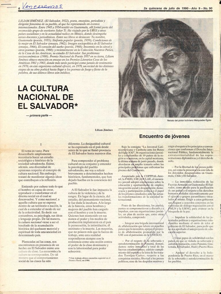03 La cultura Nacional de El Salvador