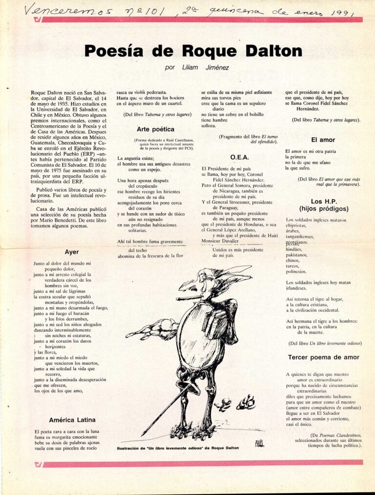 22 Poesia de Roque Dalton