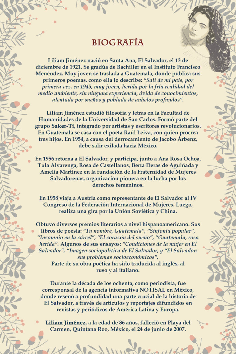 Biografia 12 X 18 Pulgadas